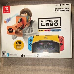 LABO TOY-CON 04 VR KIT STARTER SET + BLASTER Nintendo LABO Manufacturer Sealed